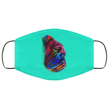Load image into Gallery viewer, Hand painted Bull Dog human Face Mask