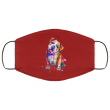 Load image into Gallery viewer, Hand painted Bull Dog human Face Mask