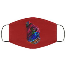 Load image into Gallery viewer, Hand painted Bull Dog human Face Mask