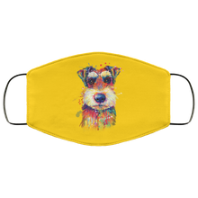 Load image into Gallery viewer, Hand painted Schnauzer human Face Mask