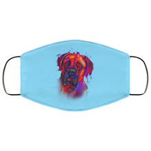 Load image into Gallery viewer, Hand painted Bullmastiff human Face Mask