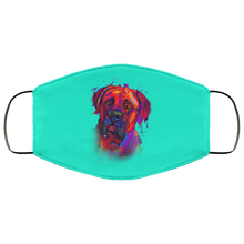 Load image into Gallery viewer, Hand painted Bullmastiff human Face Mask