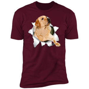 LABRADOR RETRIEVER 3D Premium Short Sleeve T-Shirt