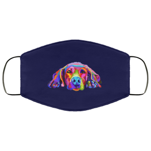 Hand painted weimaraners Human Face Mask