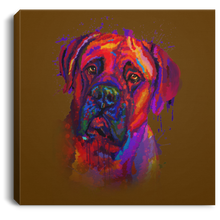 Load image into Gallery viewer, Hand Painted Bullmastiff Square Canvas .75in Frame