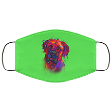 Load image into Gallery viewer, Hand painted Bullmastiff human Face Mask