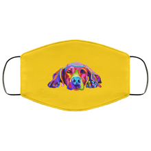 Load image into Gallery viewer, Hand painted weimaraners Human Face Mask