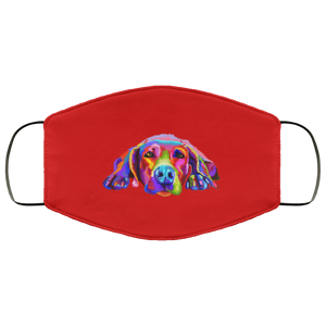 Hand painted weimaraners Human Face Mask