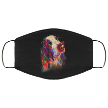Load image into Gallery viewer, Hand painted bassethound human Face Mask