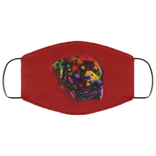 Load image into Gallery viewer, Hand painted rottweiler human Face Mask