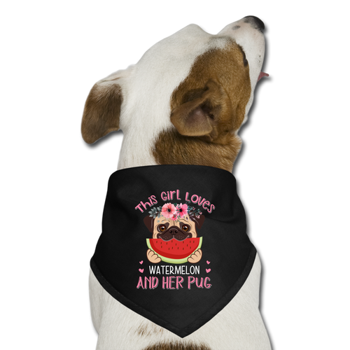 THIS GIRL LOVE WATERMELON Dog Bandana