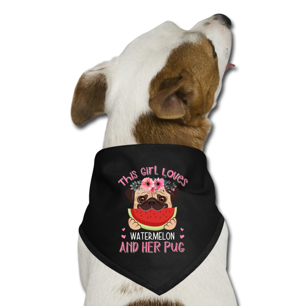 THIS GIRL LOVE WATERMELON Dog Bandana