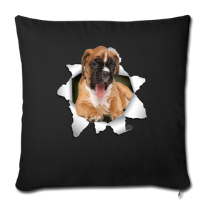 BOXER Throw Pillow Cover 17.5” x 17.5”