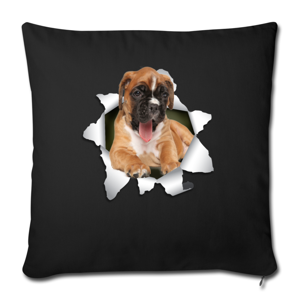 BOXER Throw Pillow Cover 17.5” x 17.5”