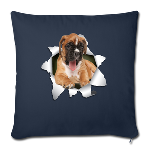 BOXER Throw Pillow Cover 17.5” x 17.5”