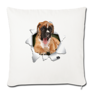 BOXER Throw Pillow Cover 17.5” x 17.5”