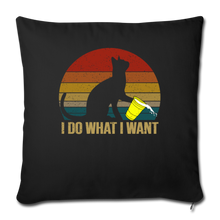 Load image into Gallery viewer, I DO WHAT I WANT Throw Pillow Cover 17.5” x 17.5”