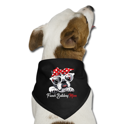 French Bulldog Mom Red Bandana Dog Bandana