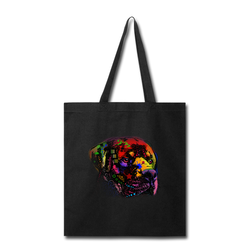 Hand Painted Rotweiler Tote Bag