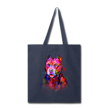 Load image into Gallery viewer, Hand Painted Pitbull Tote Bag
