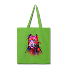 Load image into Gallery viewer, Hand Painted Pitbull Tote Bag