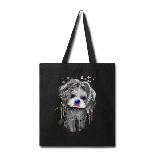 Hand Painted Shih_Tzu Tote Bag