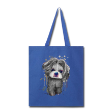Load image into Gallery viewer, Hand Painted Shih_Tzu Tote Bag