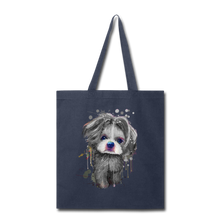 Load image into Gallery viewer, Hand Painted Shih_Tzu Tote Bag