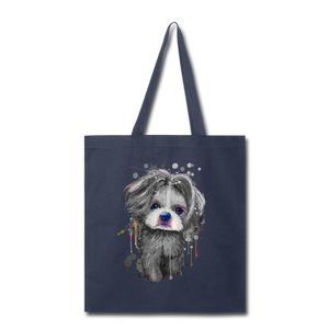 Hand Painted Shih_Tzu Tote Bag