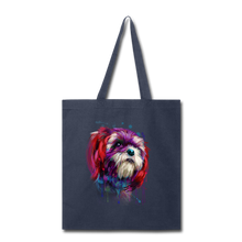 Load image into Gallery viewer, hand painted Shih_Tzu Tote Bag