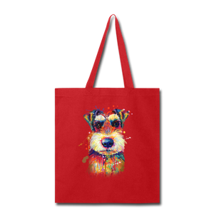 hand Painted Schnauzer Tote Bag