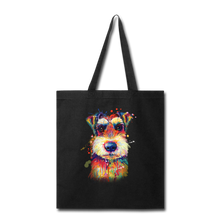 Load image into Gallery viewer, hand Painted Schnauzer Tote Bag