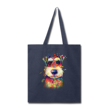 Load image into Gallery viewer, hand Painted Schnauzer Tote Bag