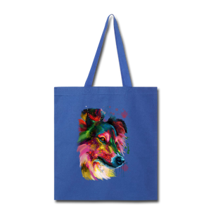 Hand painted sheltie Tote Bag