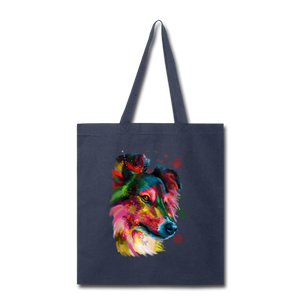 Hand painted sheltie Tote Bag