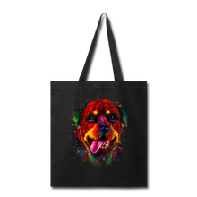 Load image into Gallery viewer, hand painted rottweiler Tote Bag