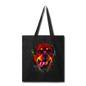 hand painted rottweiler Tote Bag