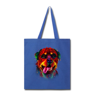 hand painted rottweiler Tote Bag