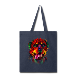 hand painted rottweiler Tote Bag