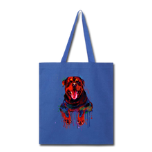 Load image into Gallery viewer, Hand painted rottweiler Tote Bag