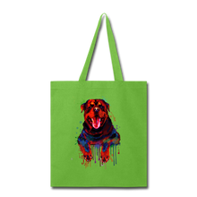 Load image into Gallery viewer, Hand painted rottweiler Tote Bag