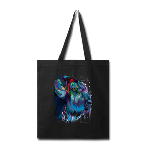 Hand painted Schnauzer Tote Bag