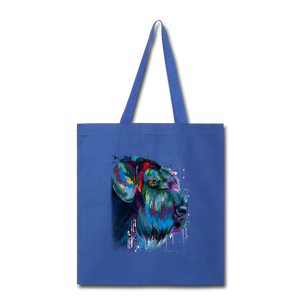 Hand painted Schnauzer Tote Bag