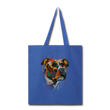 Load image into Gallery viewer, Hand painted pitbull Tote Bag