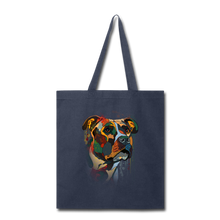 Load image into Gallery viewer, Hand painted pitbull Tote Bag