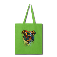 Load image into Gallery viewer, Hand painted pitbull Tote Bag