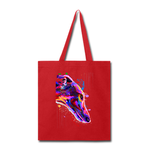 Hand painted greyhound Tote Bag