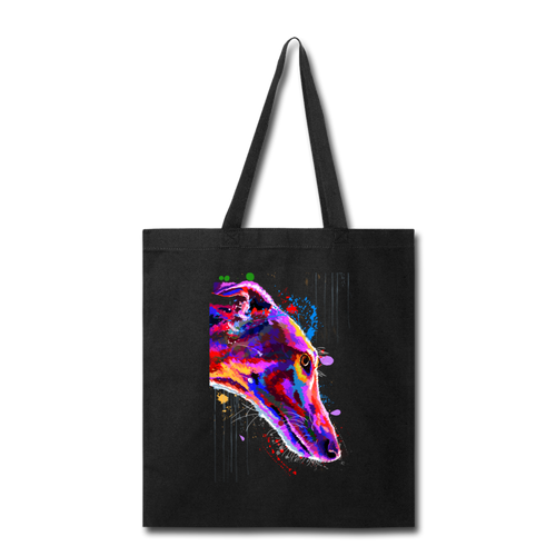 Hand painted greyhound Tote Bag