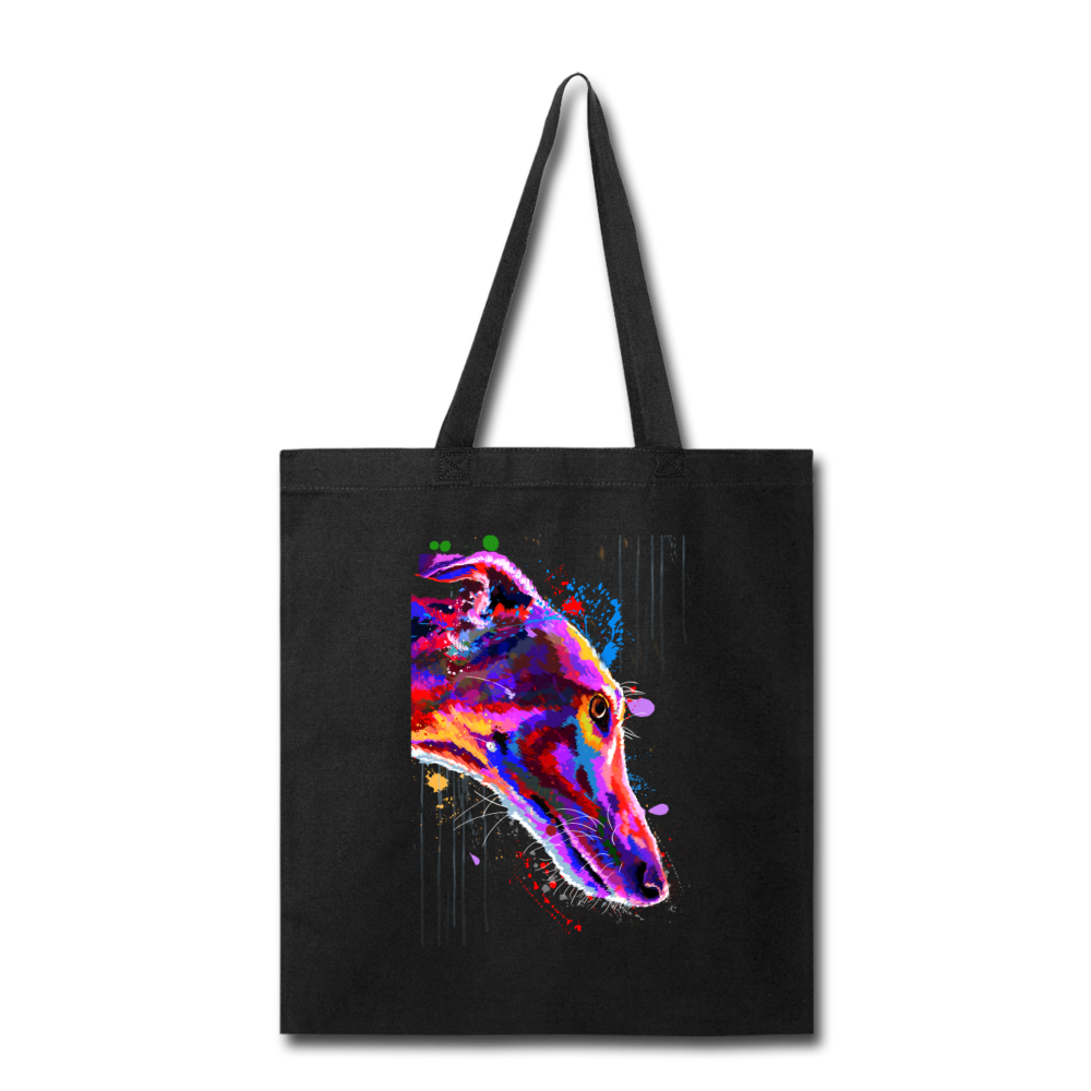 Hand painted greyhound Tote Bag