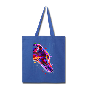 Hand painted greyhound Tote Bag